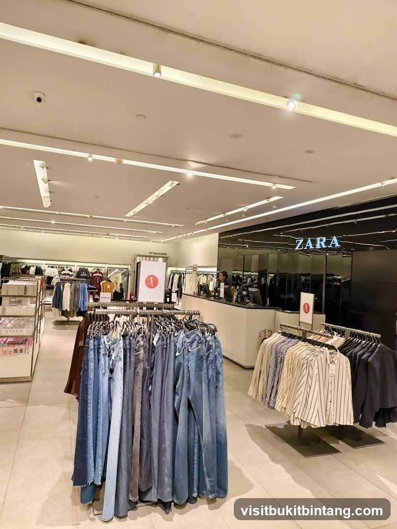 Zara Clothing Store Interior