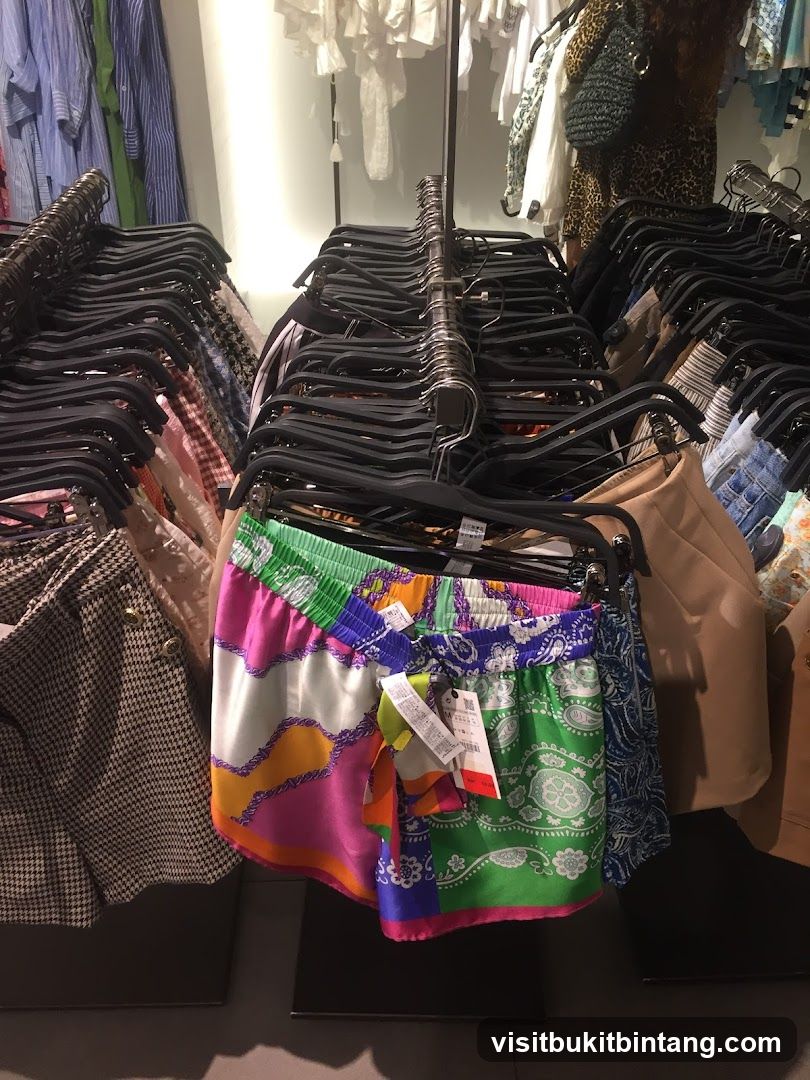 Colorful Shorts Display