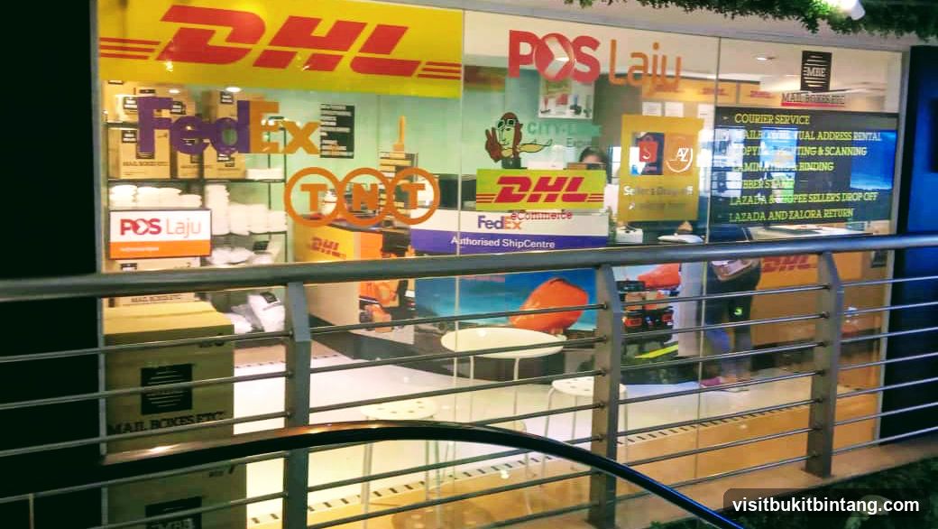 Mail Boxes Etc. (DHL) Sunway Pyramid - Courier Poslaju Citylink DHL Fedex