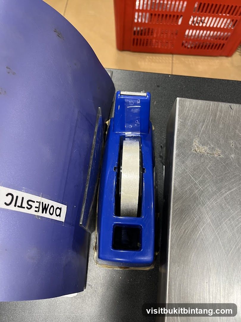 Tape Dispenser at Checkout