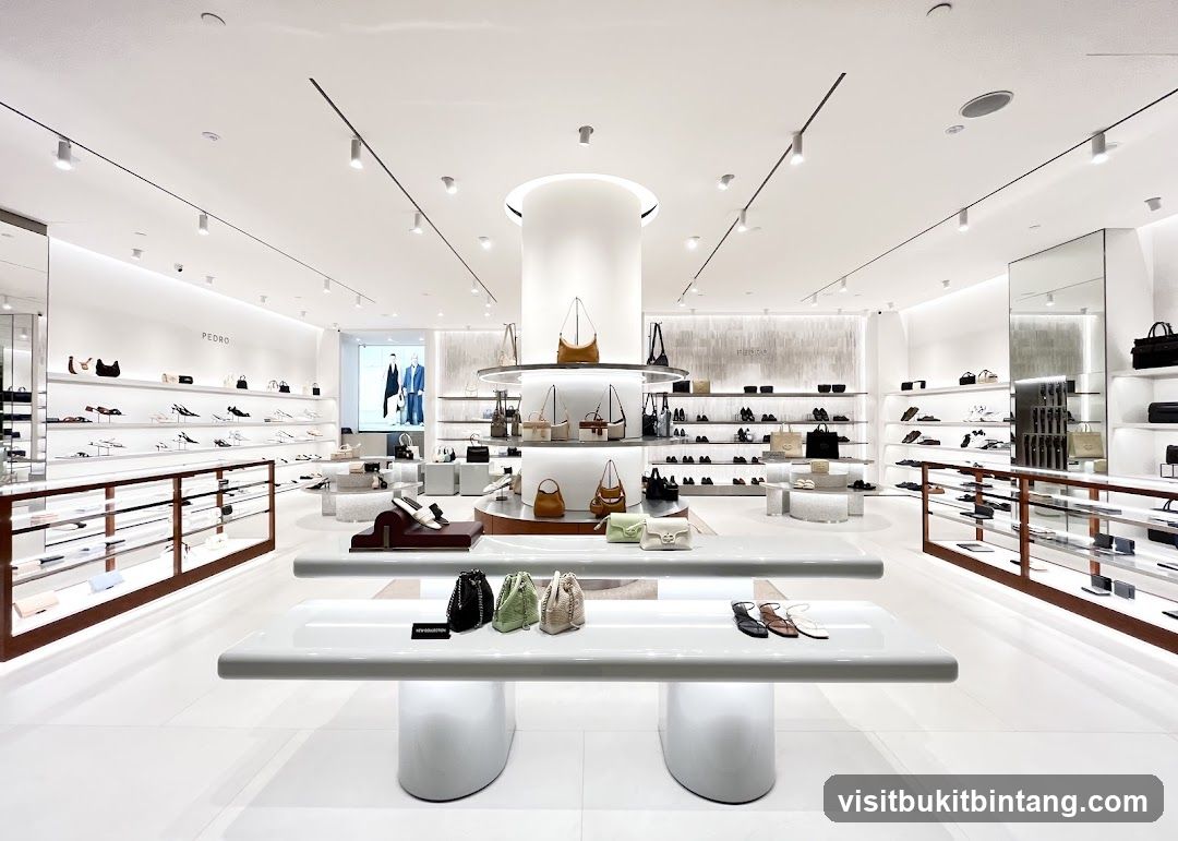 Modern Shoe and Handbag Store Interior