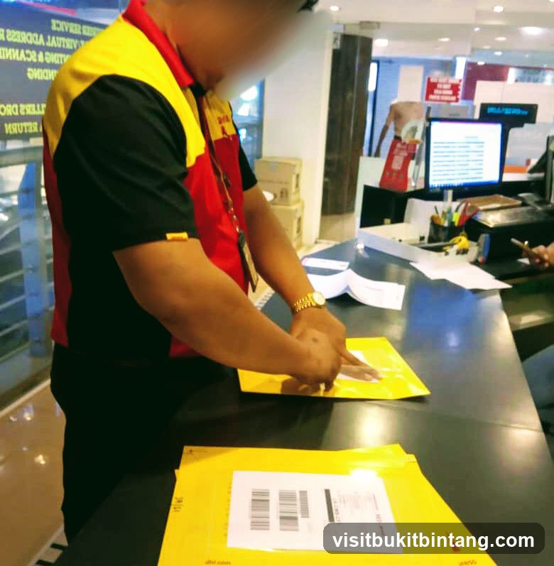 Shipping Clerk Preparing Packages