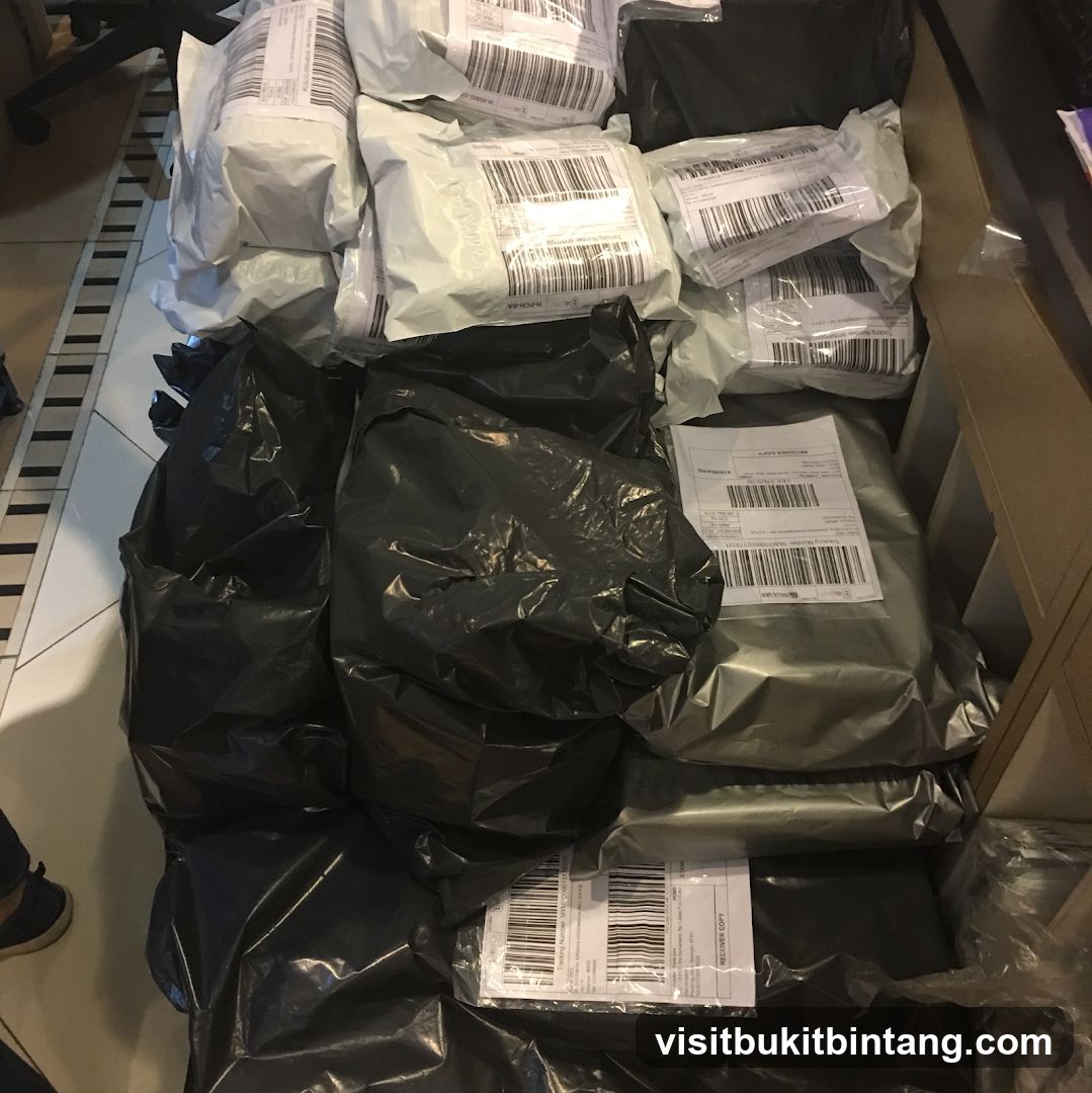 Packages ready for shipping
