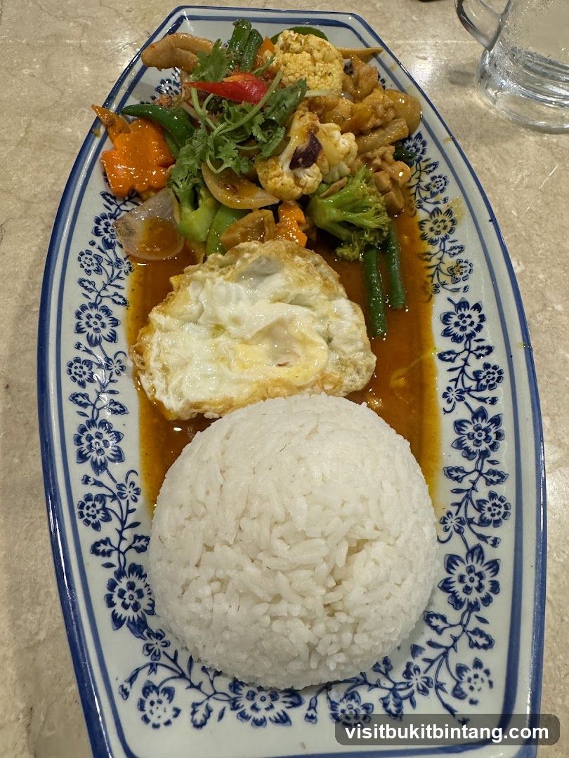 Curry with Rice and Fried Egg