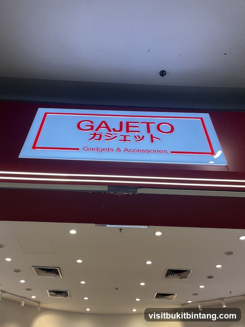 GAJETO Gadgets & Accessories Sign