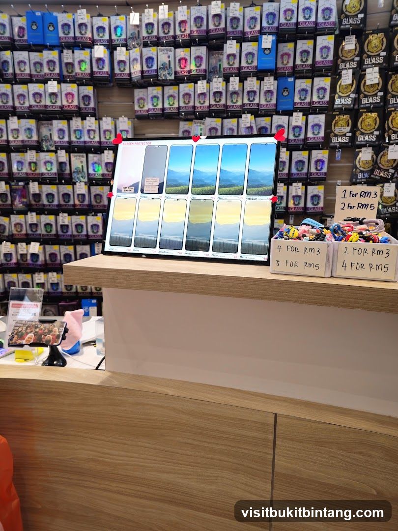 Screen Protector Display