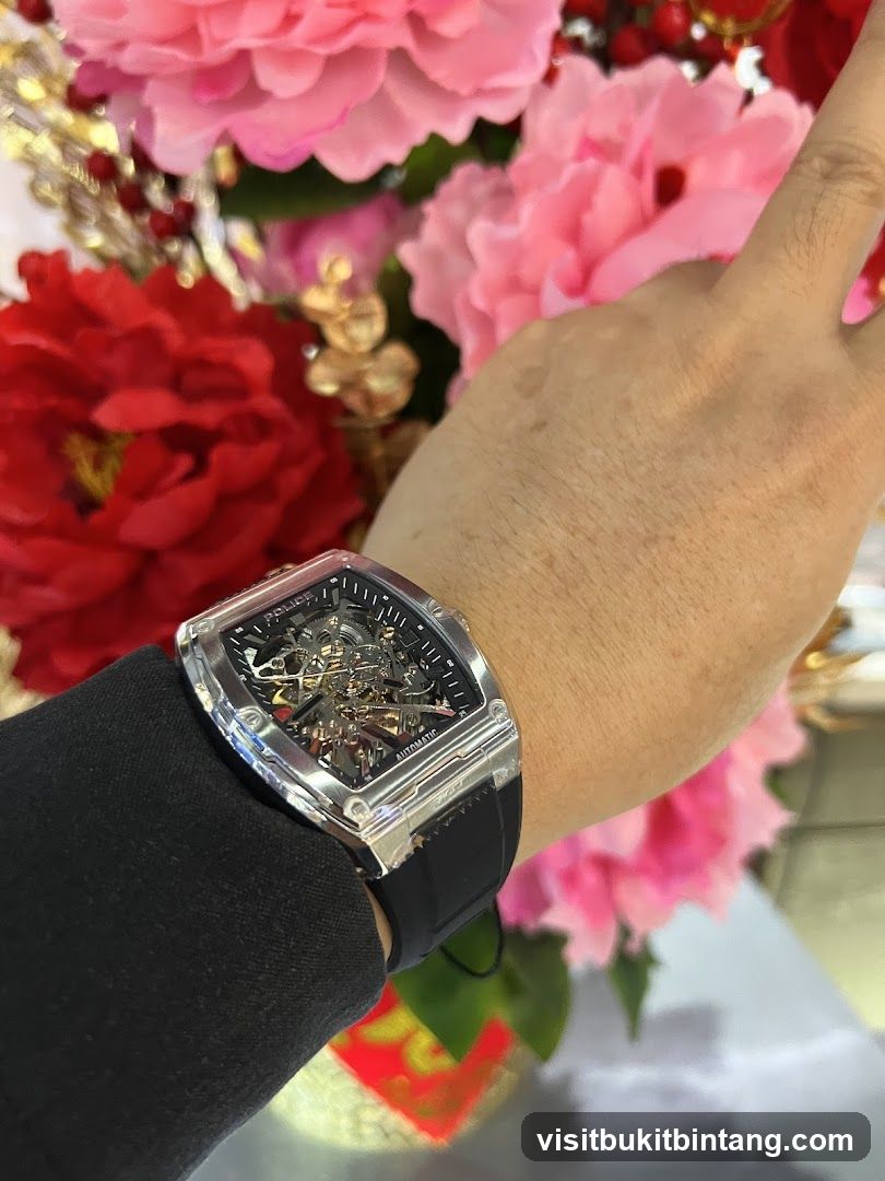 Skeleton Watch on Wrist