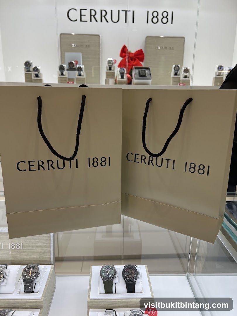 Cerruti 1881 Shopping Bags and Watches