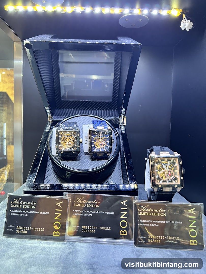 Display of Bonia Watches