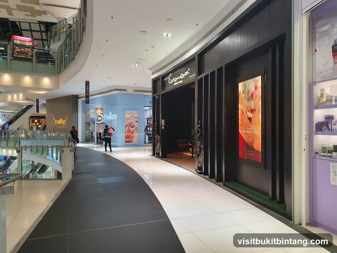 Mall Interior with Shops