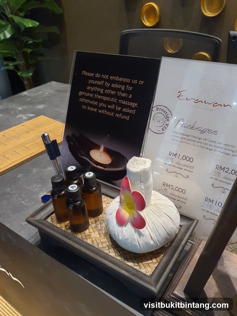 Massage Packages and Policy