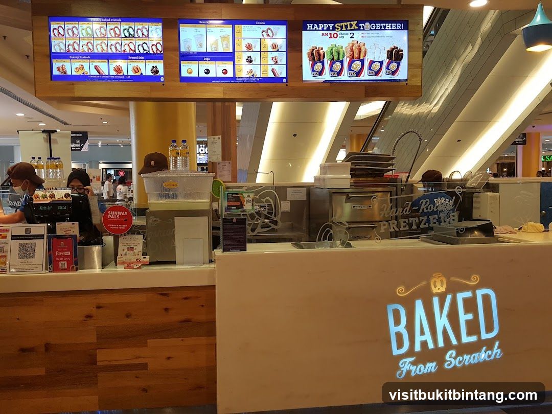 Pretzel Shop Counter