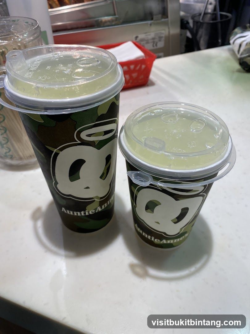 Two Drinks with Camouflage Pattern