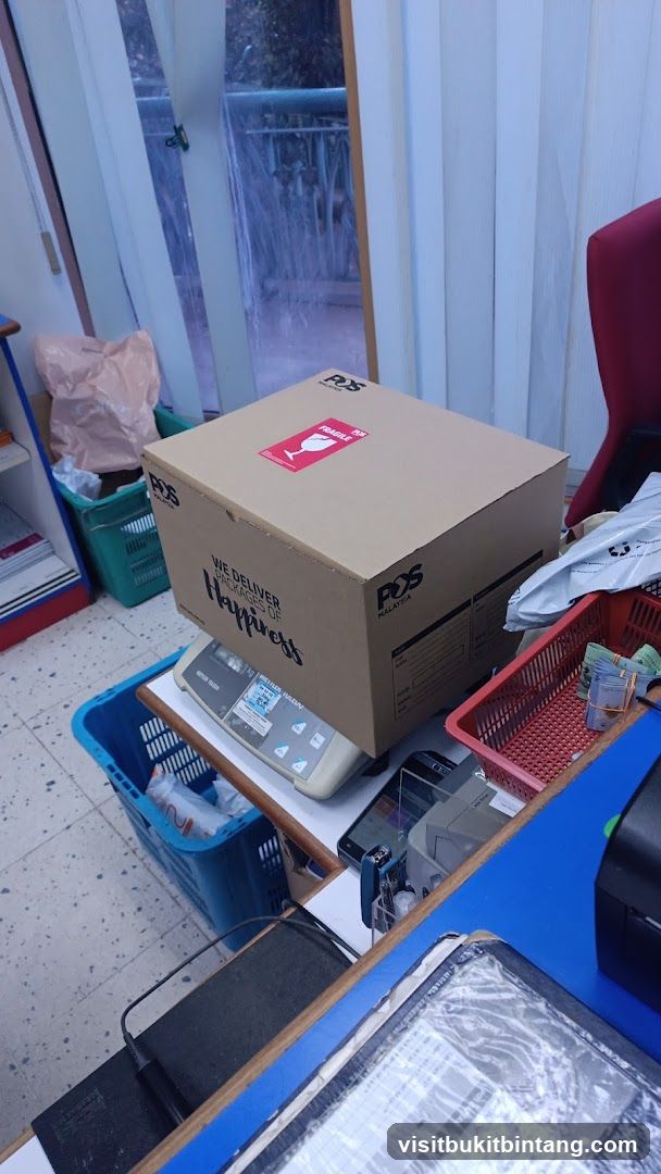 POS Malaysia Package on Scale