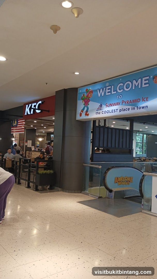 KFC and Sunway Pyramid Ice Entrance