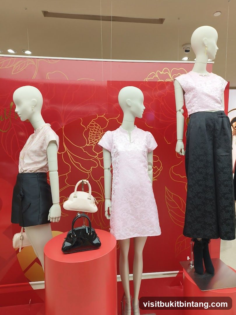 Mannequins in festive attire