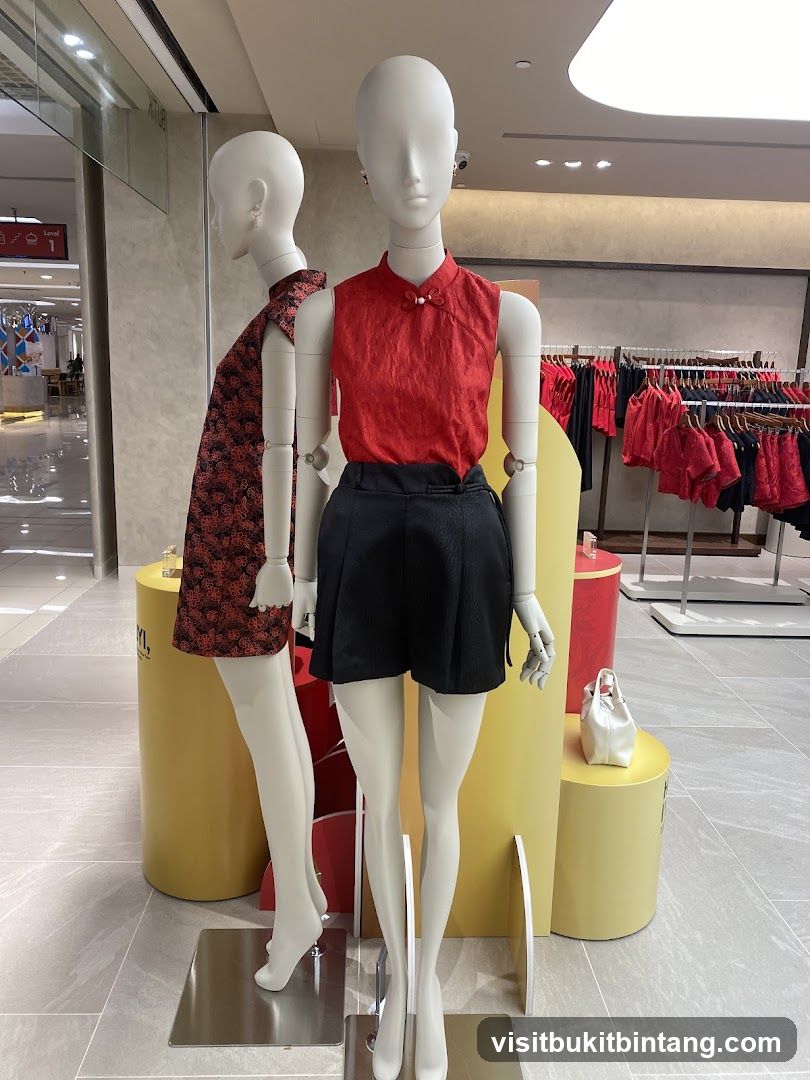 Mannequins in a store display