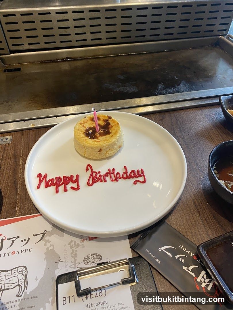 Birthday Dessert