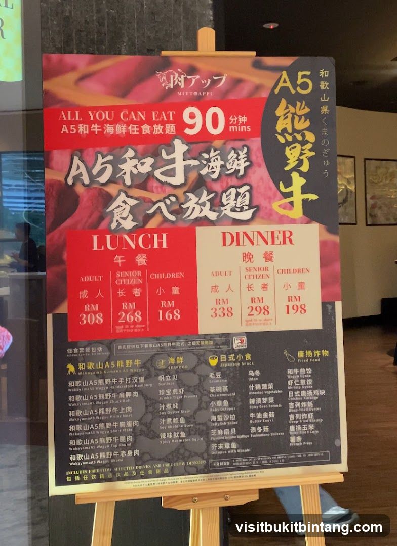 All You Can Eat A5 Wagyu & Seafood