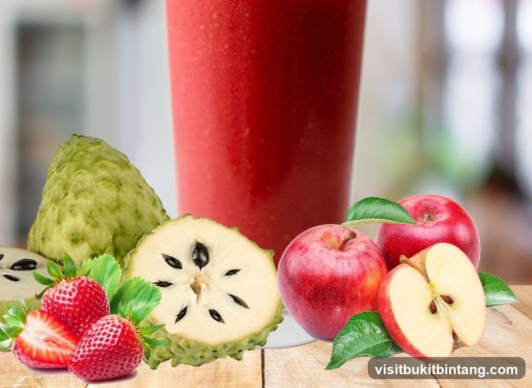 Fruit Smoothie with Fresh Fruits