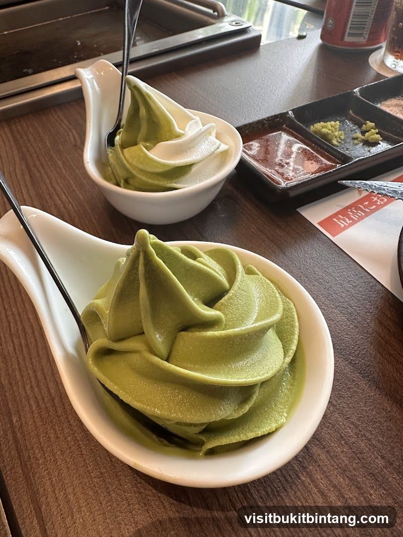 Matcha Soft Serve Ice Cream