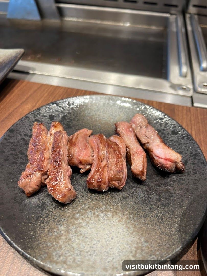Grilled Beef Slices