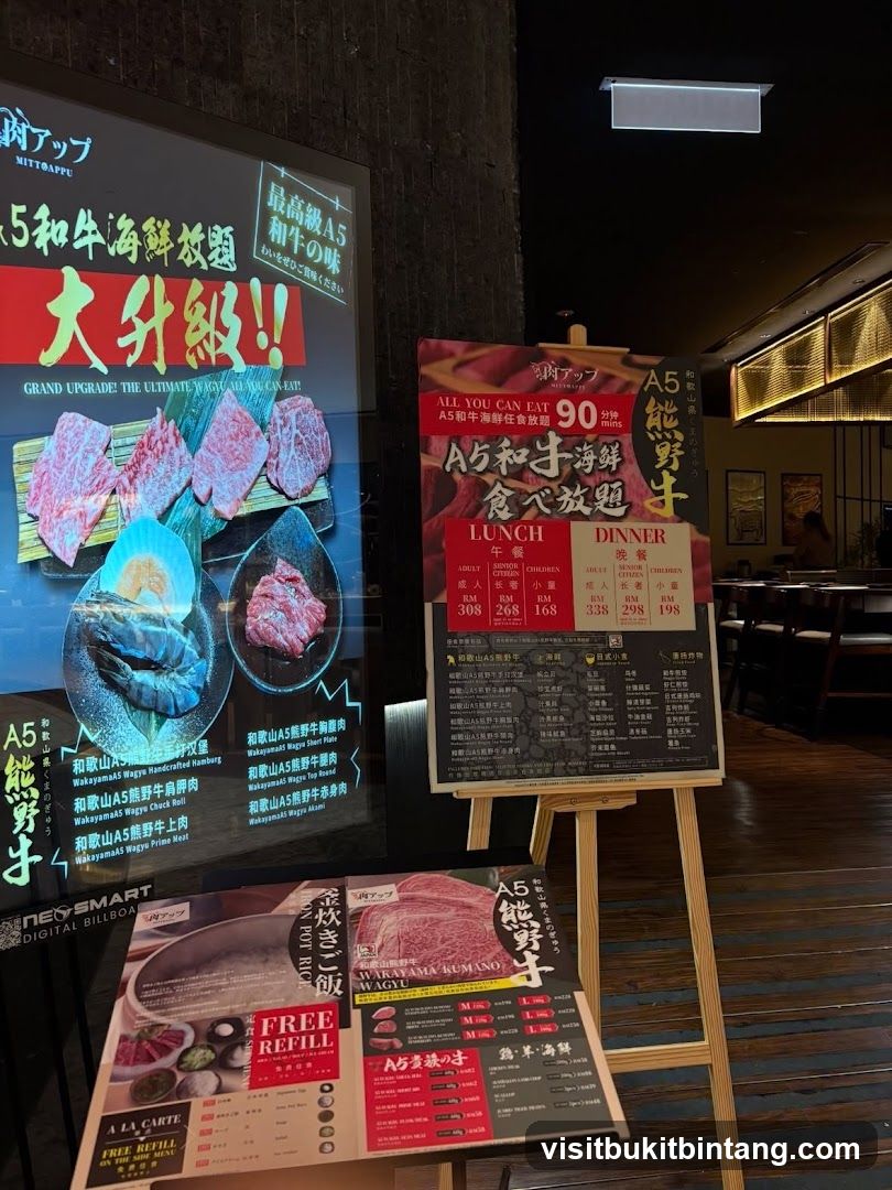 All You Can Eat Wagyu and Seafood Buffet