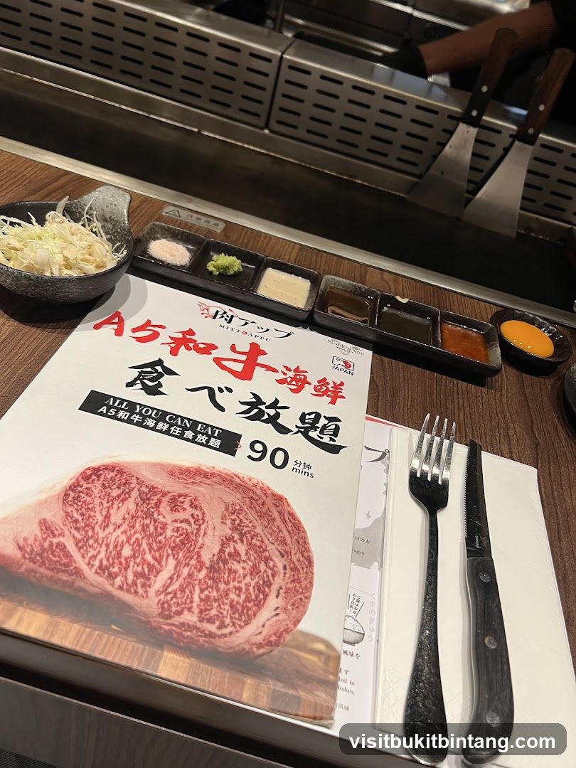 All You Can Eat A5 Wagyu and Seafood Menu
