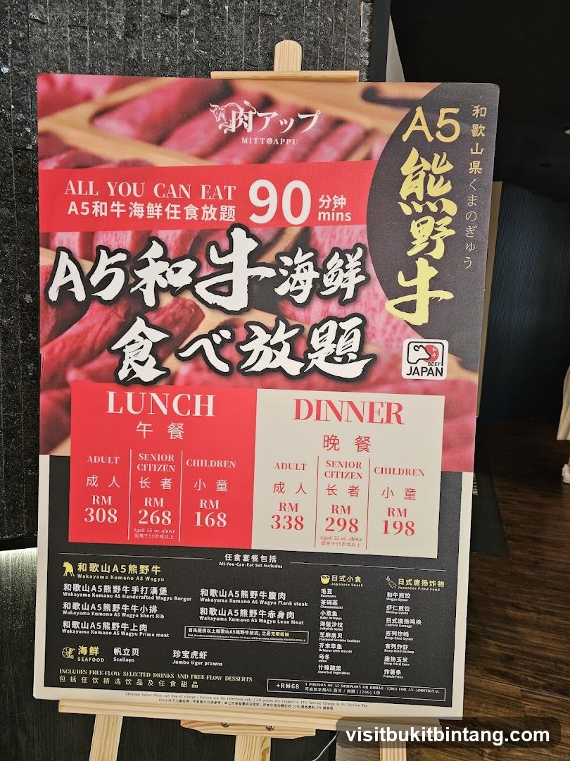 All You Can Eat A5 Wagyu & Seafood