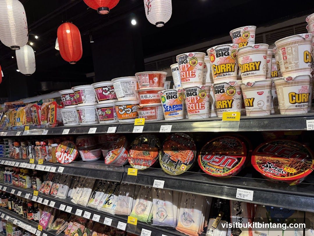 Assortment of Instant Noodles