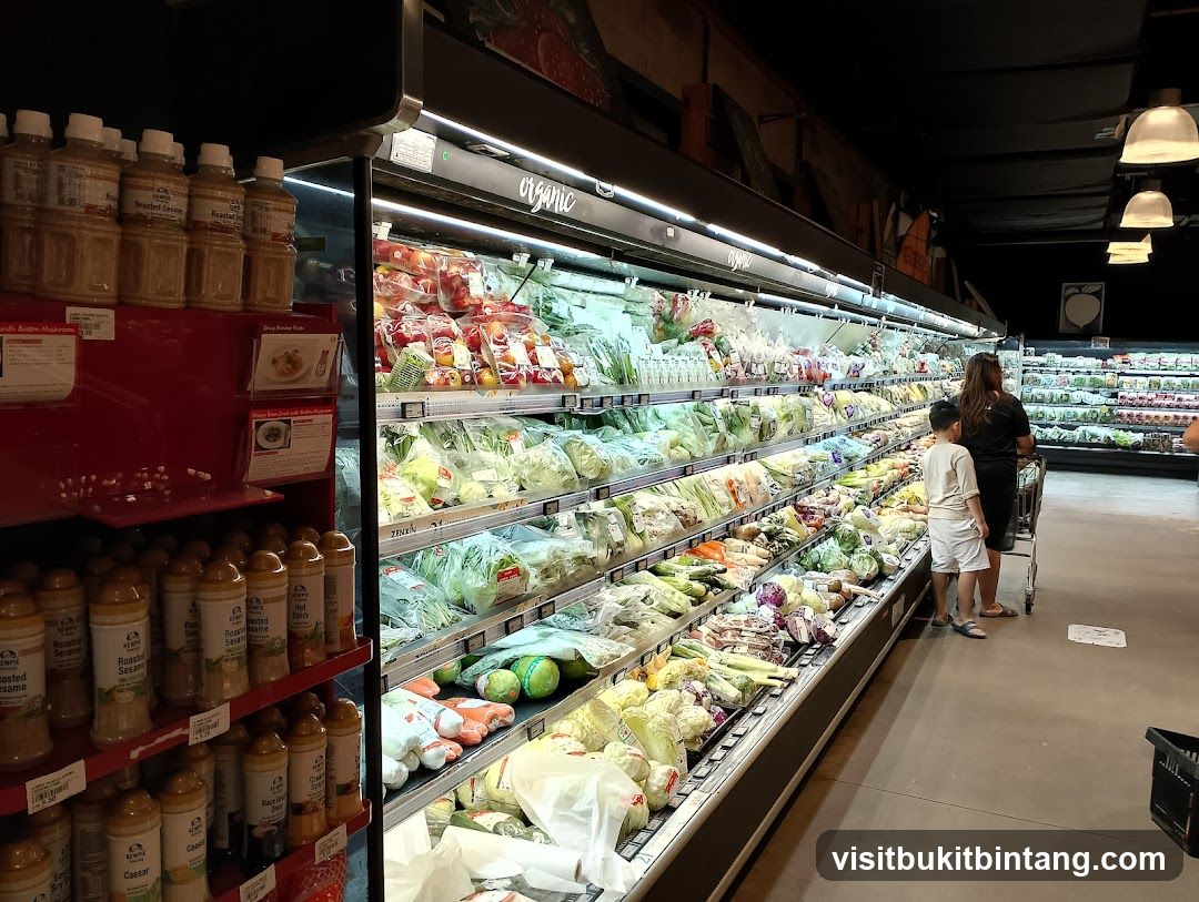 Grocery Store Produce Aisle