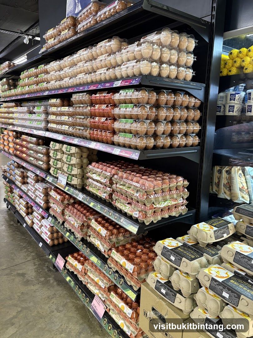 Egg Display in a Supermarket