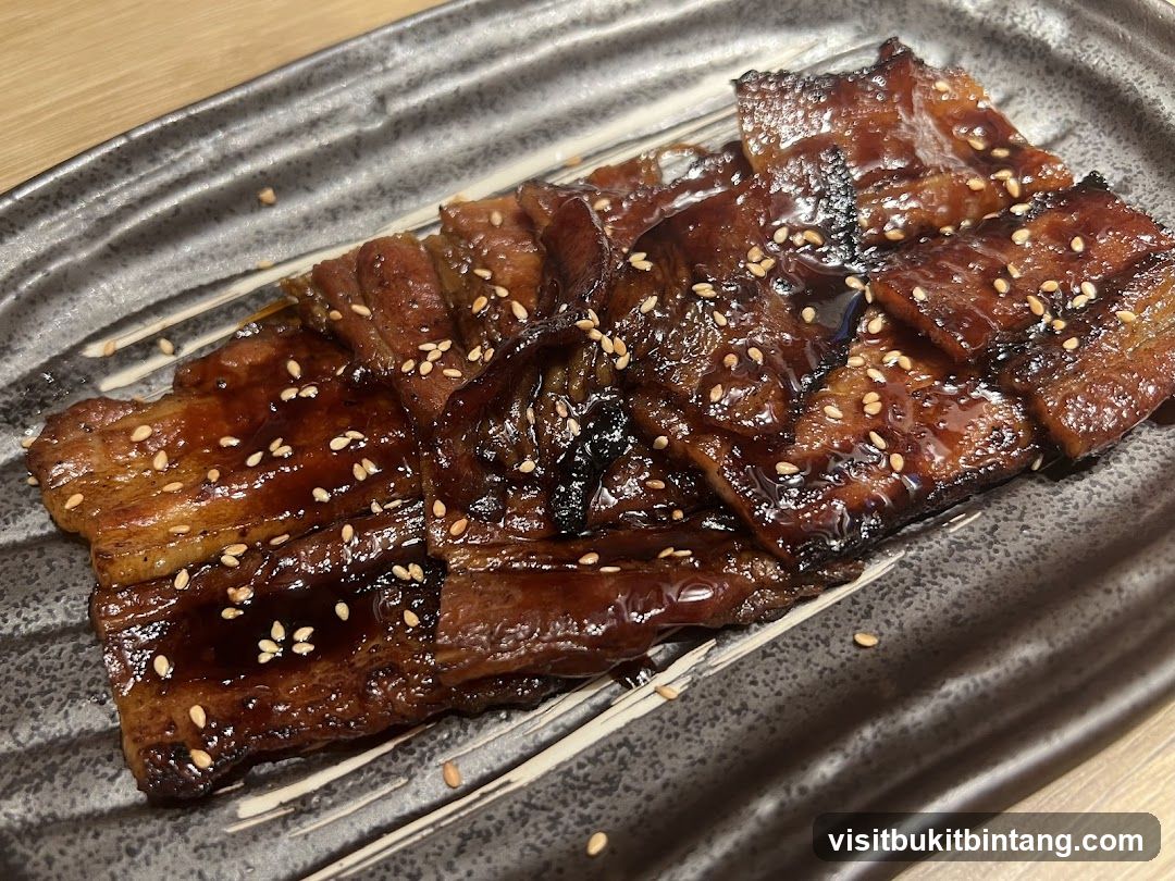 Glazed Pork Belly Slices