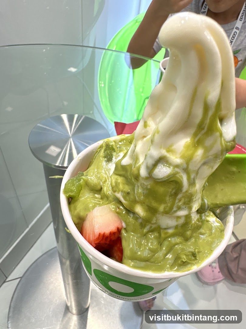 Matcha Soft Serve Ice Cream