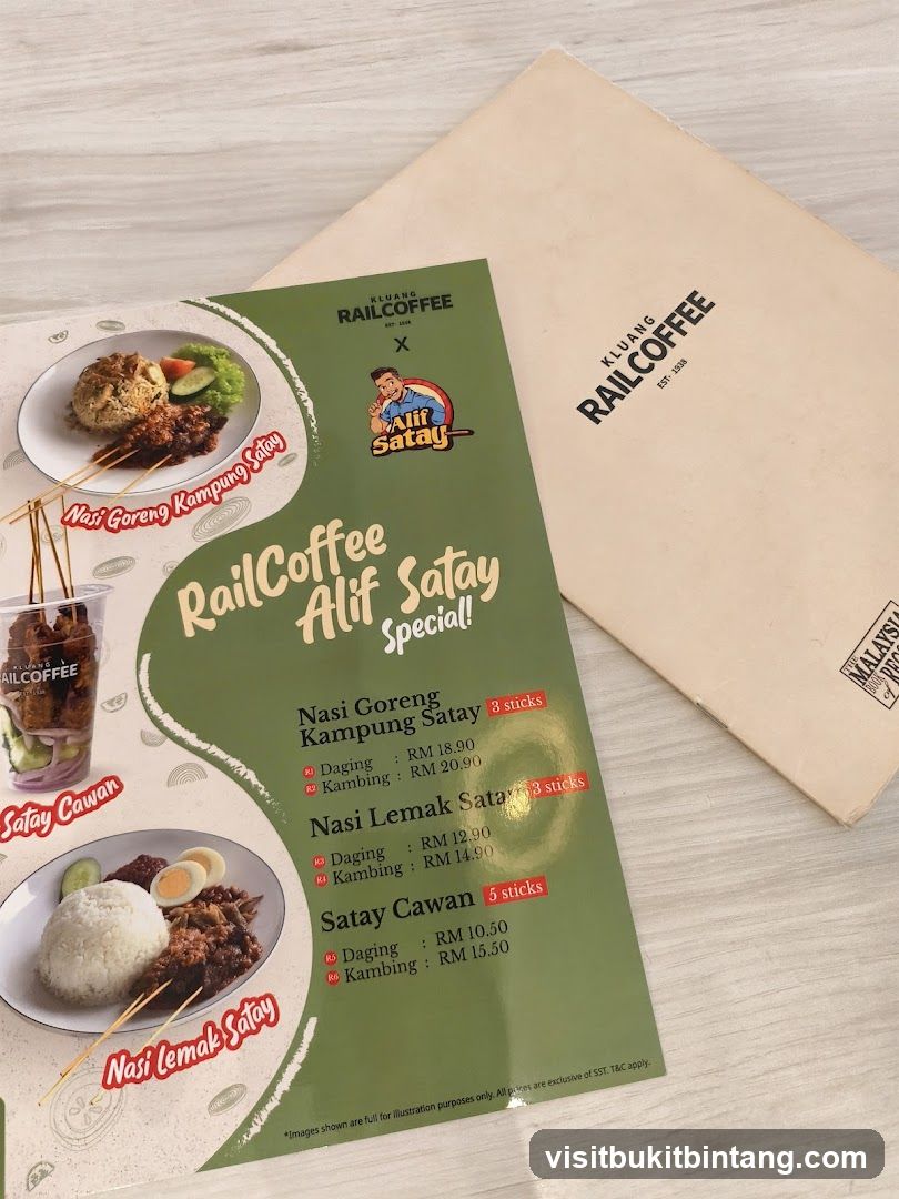 RailCoffee Alif Satay Special!