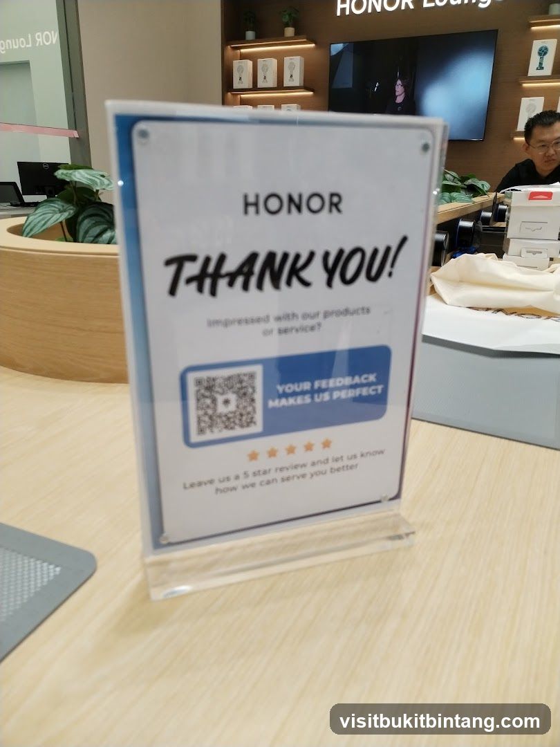 Honor Thank You Sign