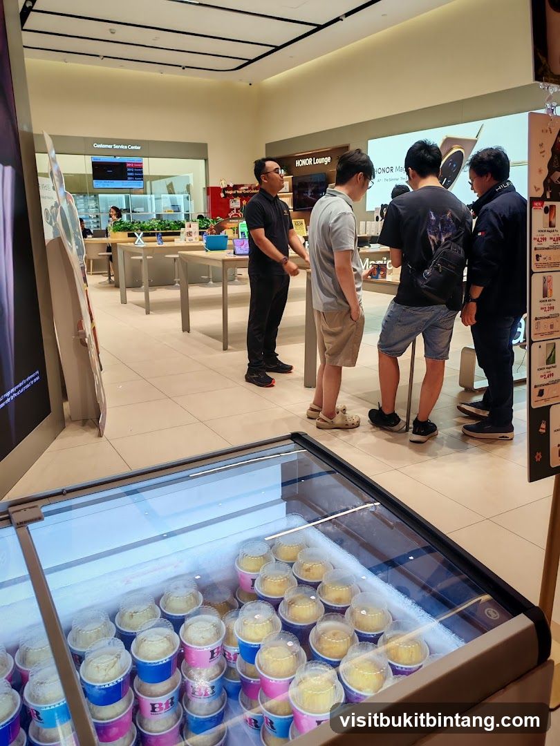 Ice Cream Freezer Display