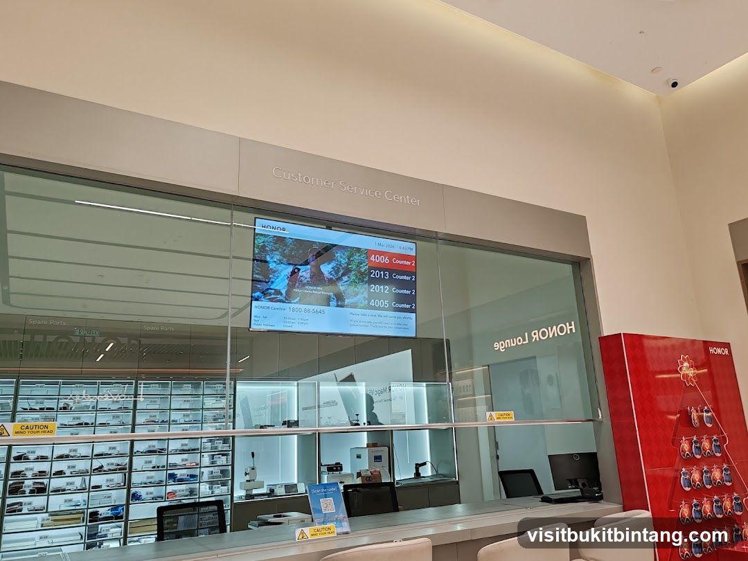 Customer Service Center Display