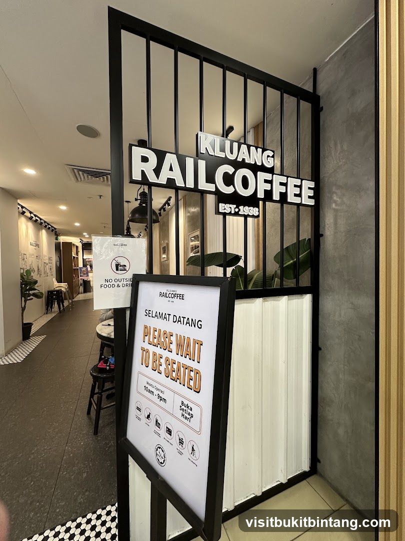 Kluang Rail Coffee - Plaza Shah Alam