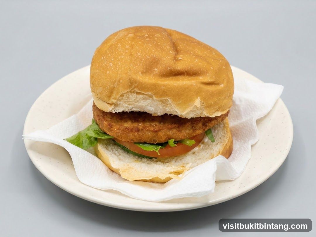 Burger on a Plate