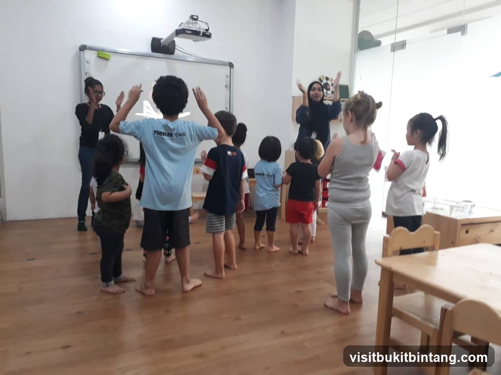 Children and teachers in a classroom
