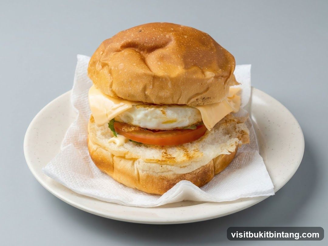 Egg and Cheese Burger