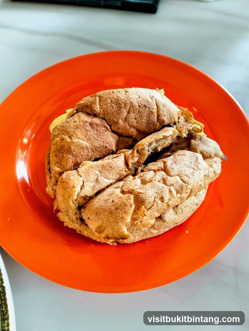 Sandwich on Orange Plate