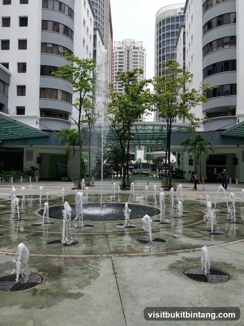 Outdoor Fountain Plaza