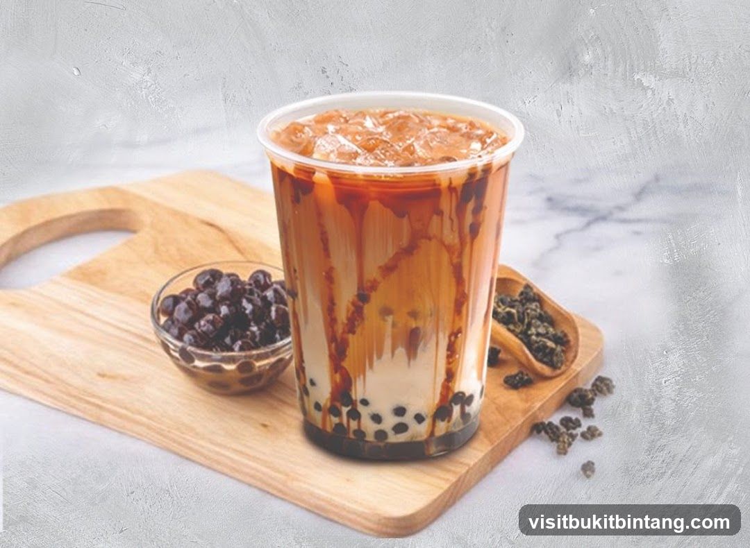 Bubble Tea with Tapioca Pearls
