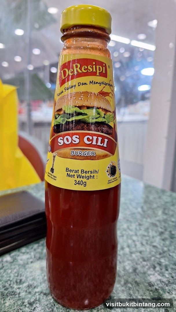 Burger Chili Sauce Bottle