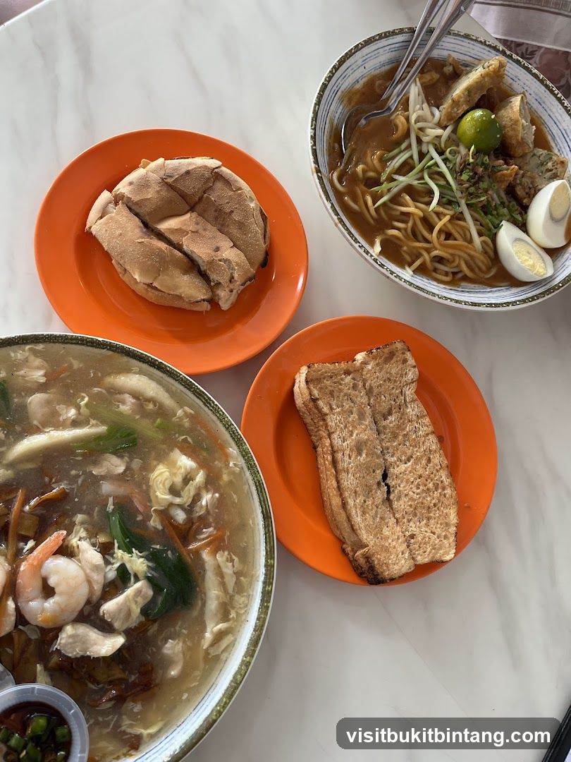 Table with food
