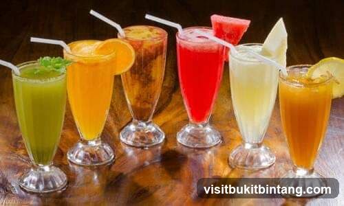 Assortment of Fresh Juices
