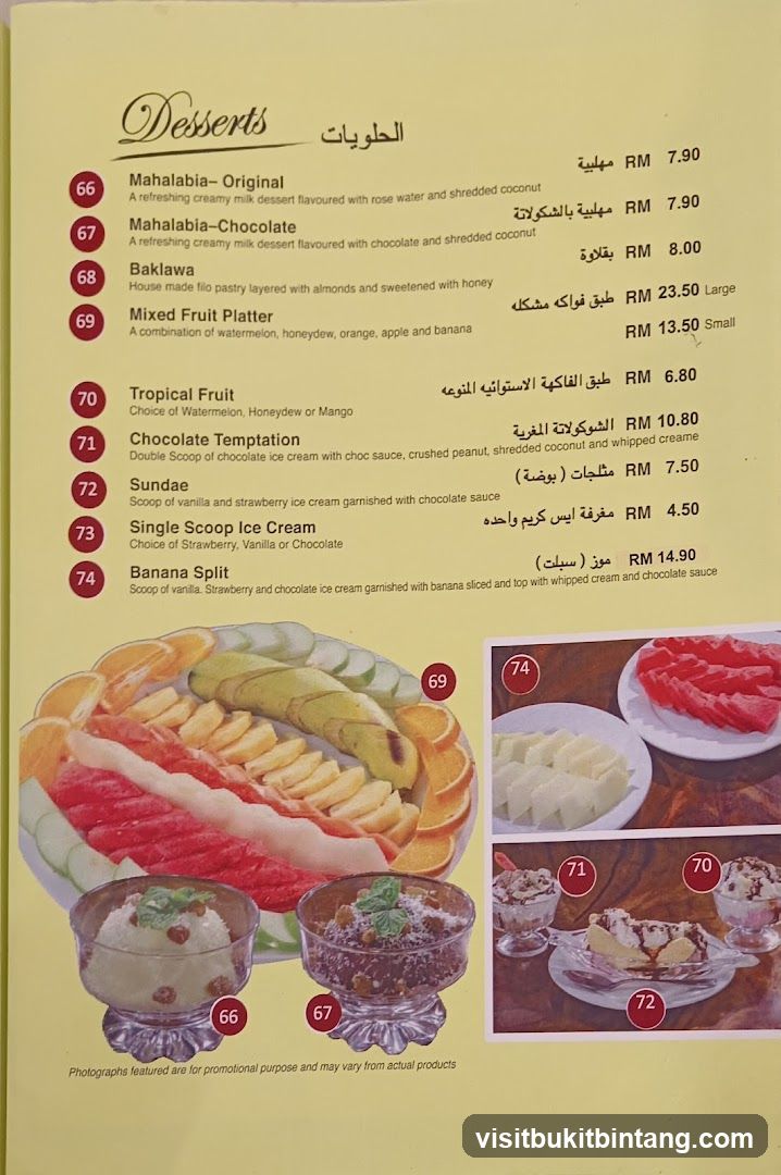 Desserts