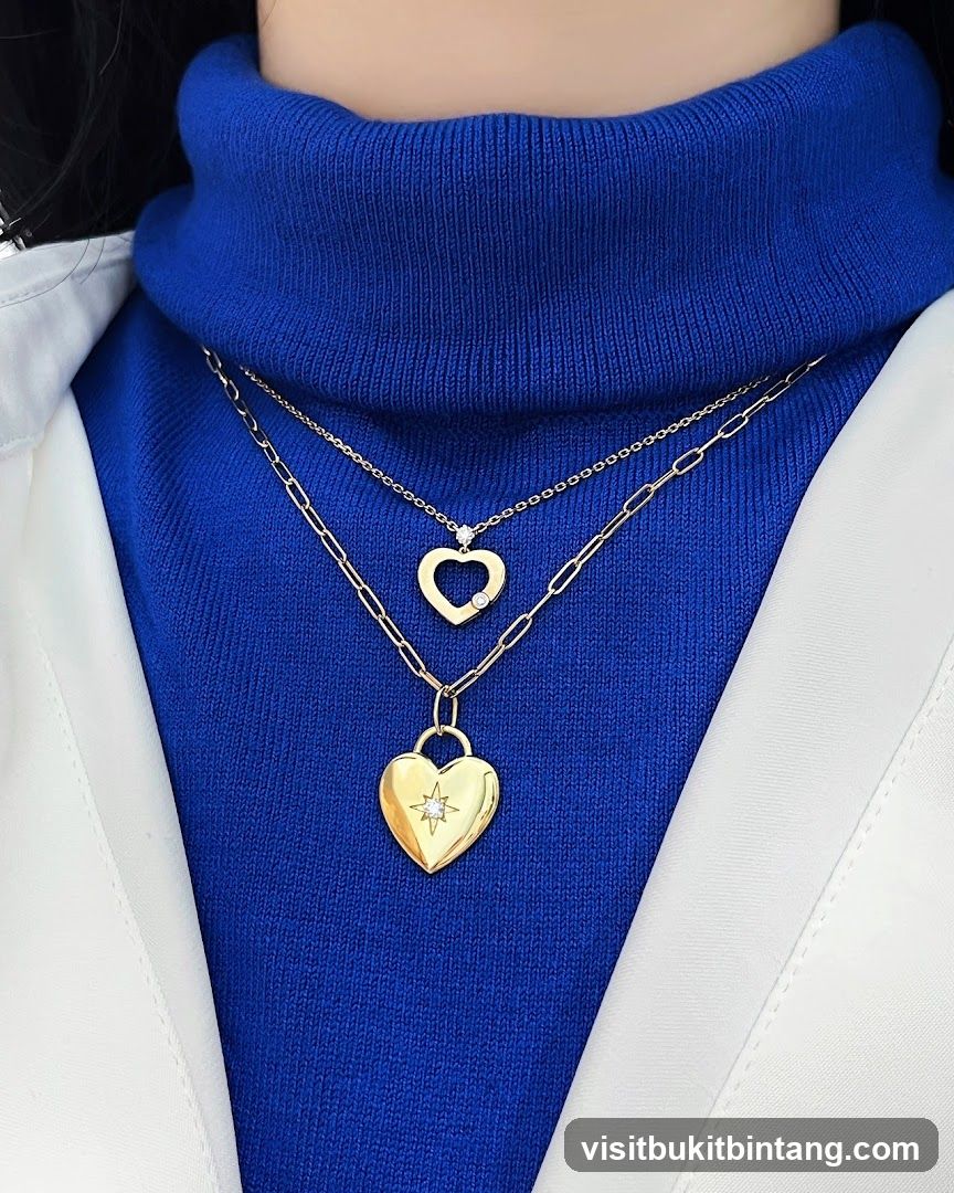 Layered Heart Necklaces